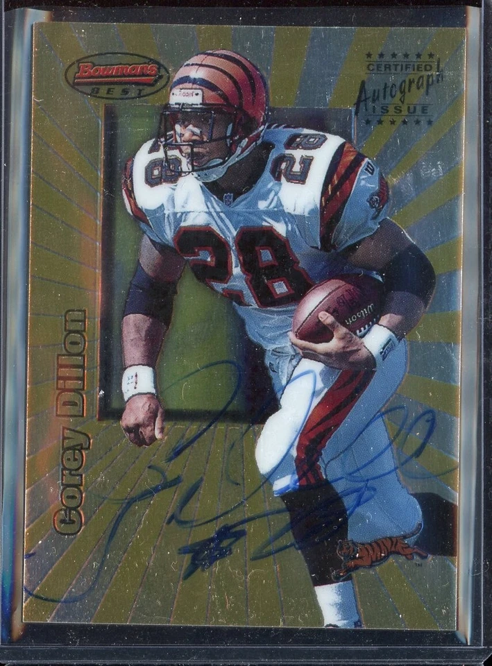1998 Bowman's Best Autographs #3B Corey Dillon - Image 1 of 1