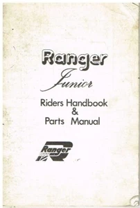 NVT RANGER JUNIOR ORIGINAL 1977 OWNERS INSTRUCTION HANDBOOK & PARTS MANUAL - Picture 1 of 1