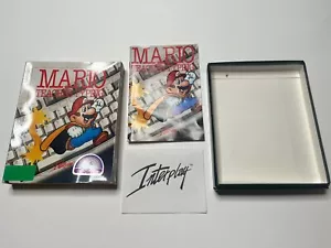 Mario Teaches Typing Computer PC 1992 Interplay Big BOX And MANUAL 5.25” Disk - Picture 1 of 10
