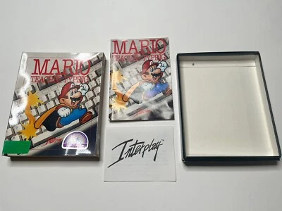 Mario Teaches Typing Computer PC 1992 Interplay Big BOX And MANUAL 5.25” Disk - Image 1 of 4
