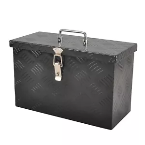 Caja de herramientas de plataforma de camión de aluminio 16""x7,5""x10"" caja de herramientas cuadrada banda de rodadura de 5 barras - Imagen 1 de 10