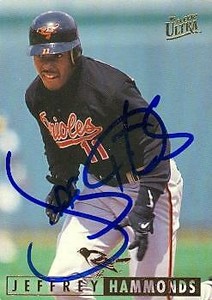 Jeffrey Hammonds autographed Baseball Card Baltimore Orioles 1995 Fleer Ultra #3
