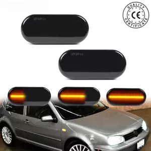 Clignotants Latéraux Dynamique LED Pour VW Golf 3 4 Passat Polo Ford SEAT Skoda - Foto 1 di 7