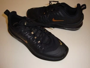 Women's Nike Air Max Axis Black Metallic Gold Running Shoes AA2168-007  8.5 - Picture 1 of 6