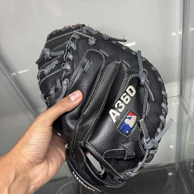 Wilson A360 棒球捕手手套 32 1/2 英寸 AO3LB17 CM325 完好! 左手扔 — 第 1/4 张图片
