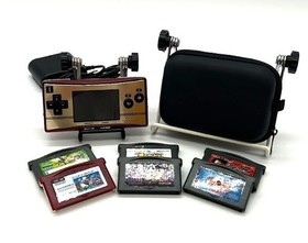 Nintendo Gameboy Micro Console Famicom Model 20th Anniversary 6xGame Japan #444
