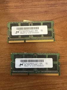 Micron 2GB 2Rx8 PC3-8500S-7-10-F1 RAM Memory Module X 2pcs - Picture 1 of 2