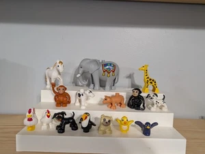 Lego Duplo Toucan Animal Zoo Lot Elephant Dog Cow Pig Horse VTG Giraffe - Picture 1 of 4