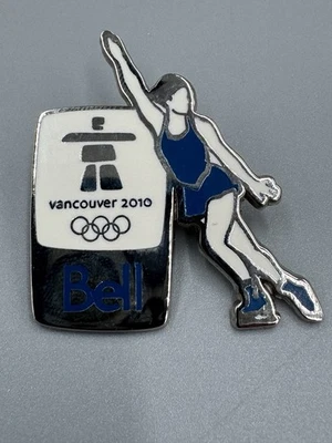 Vancouver 2010 Olympic Pin - Bell Speed Skating Lapel Pin - Image 1 of 4