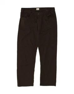 Pantalones informales rectos CERRUTI 1881 para hombre W38 L29 marrón algodón MK13 - Imagen 1 de 4