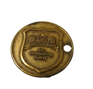 1955 Cleburne Texas Shops   Safety Token  - Railroad Railway - Foto 1 di 2