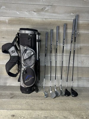 Acuity Cadet Pro Junior Golf Club Set Driver Irons Putter Bag Kids Youth LH 9-12 - Image 1 of 4