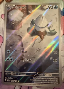 Snover 140/132 Illustration Rare Me01: Mega Evolution Holo IR Pokemon TCG NM - Picture 1 of 2