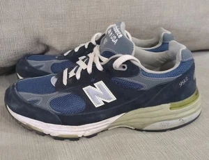 New Balance Donna 993 Navy Made in USA Taglia 7.5B - Foto 1 di 14