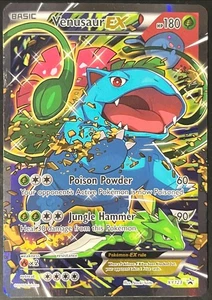 Pokemon Venusaur EX XY123 Ultra Rare Black Star Promo Card Standard Size 2016 - Picture 1 of 4