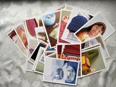 25 Crochet Pattern Cards & 1 Cozy Crochet Kit Booklet - Image 1 of 4