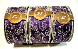 30 yardas-3 rollos en total-2 pulgadas W.-Cinta de vacaciones crepúsculo de Navidad-Martha Stewart - Imagen 1 de 7