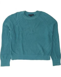 FRENCH CONNECTION Womens Crew Neck Jumper Sweater UK 16 Large Blue Cotton ZV05 - Picture 1 of 3