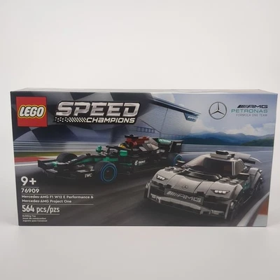 LEGO Speed Champions Mercedes AMG F1 W12 y Project One 76909 Juego sellado retirado Foto 1 de 4