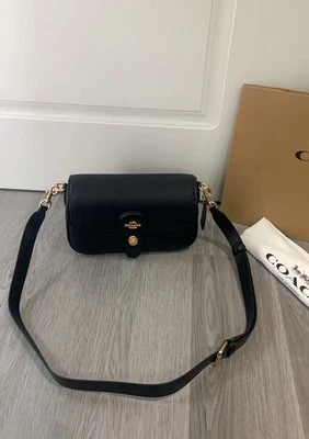 COACH Hadley Shoulder Bag Black Outlet Women's Bag CY683 NEW JAPAN - Image 1 of 4