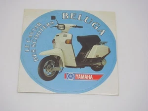 Scooter Yamaha Beluga - Sticker Autocollant Vintage - Picture 1 of 1