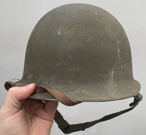 French Army M51 Steel Helmet - Picture 1 of 16