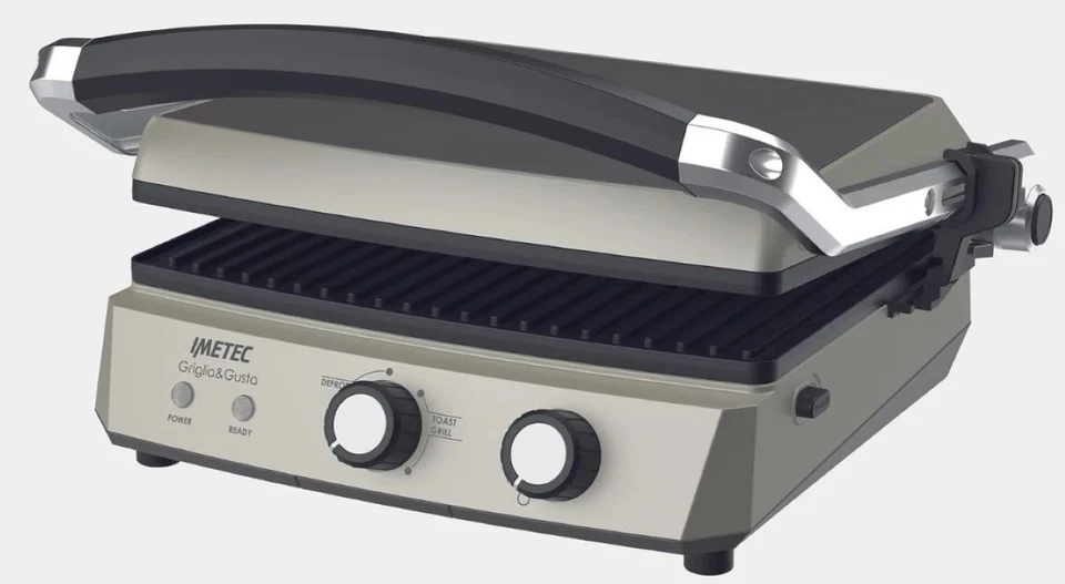 BISTECCHIERA ELETTRICA IMETEC GRIGLIA & GUSTA PIASTRA GRILL PER GRIGLIATE CARNE - Immagine 1 di 4