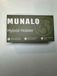 MUNALO IWB Holster Compatible with Glock 43, 43X, 43X MOS - Concealed Carry - Picture 1 of 3