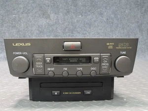 04-06 LEXUS LS430 MARK LEVINSON RADIO CASSETTE CD PLAYER RECEIVER HEAD UNIT OEM - Foto 1 di 12