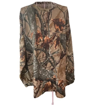 Men’s Outfitters Ridge 2XL Cotton Long Sleeve Front Pocket Camo Shirt - Image 1 of 4