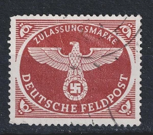 Alemania Segunda Guerra Mundial Águila Esvástica Sello Postal 1943 A-13 - Imagen 1 de 1