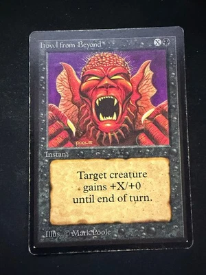 Magic The Gathering: Beta Howl from Beyond MTG Beta - Image 1 of 3