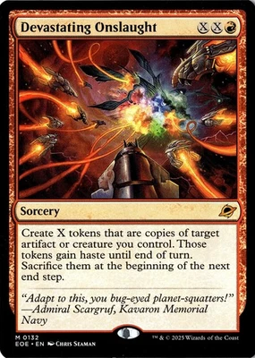 NM - Devastating Onslaught M Edge of Eternities 132 - Image 1 of 2