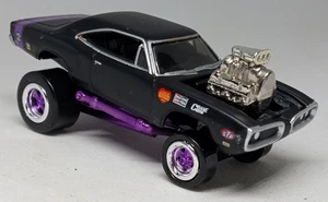 Johnny Lightning Zingers Matte Black '70 Dodge Super Bee Loose Diecast 1:64 917Z - Picture 1 of 6