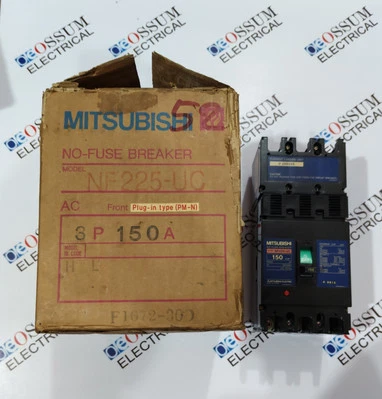 INTERRUPTOR DE CIRCUITO MITSUBISHI ELÉCTRICO NF225-UC 150A 440VAC 65KA ENVÍO RÁPIDO Foto 1 de 4