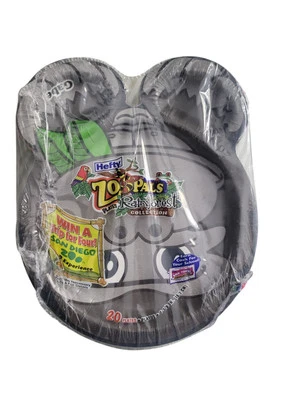 NEW SEALED Hefty Zoo Pals 20 Paper Plates Rainforest Collection Gabe 2013 NOS - Image 1 of 2