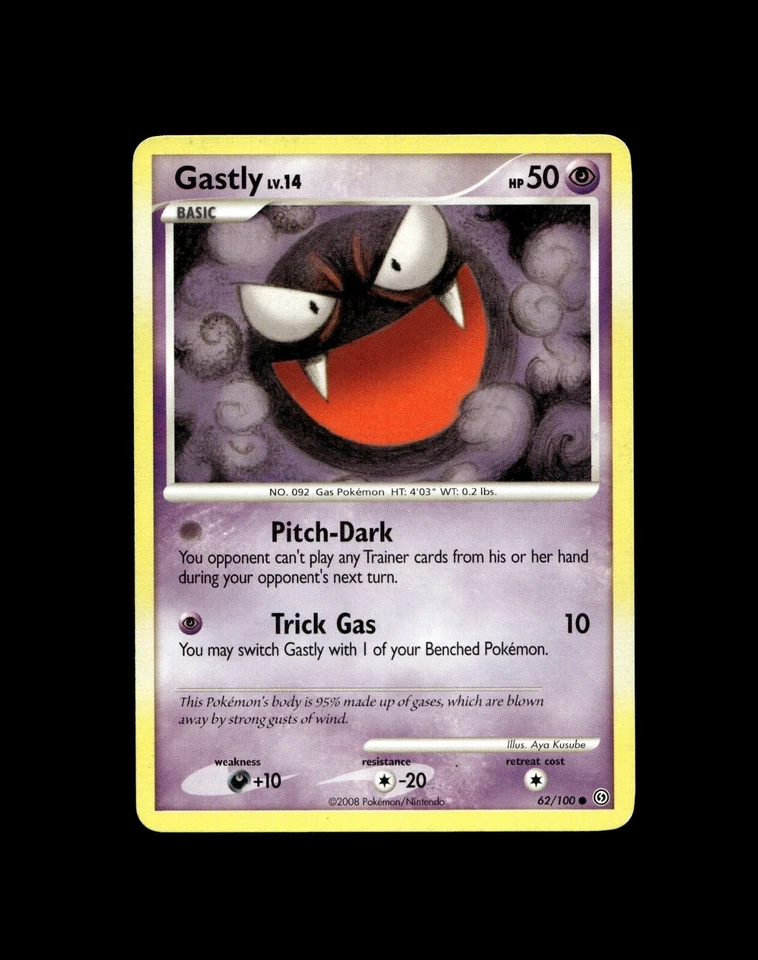 Gastly Haunter Gengar Pokemon Card! Holo/Reverse Holo EX VMAX V GX Rare Cards! - Image 1 of 1