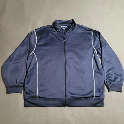 BIG DOGS JACKET Golf Full Zip Navy Blue Athletic Casual Men's Size 2X - Image 1 of 4