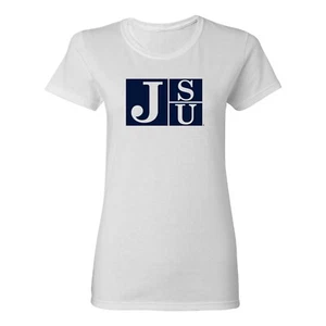 Jackson State Tigers Primary Logo - NCAA University Women's T Shirt - White - Picture 1 of 6