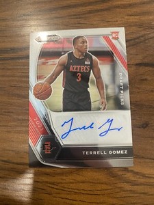 Terrell Gomez 2021 Panini Prizm Draft Picks Rookie RC Auto #DP-TGO San Diego I27