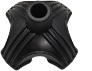 Standing Cane Tip,Quad Rubber Foot Pad for Walking Canes - Stable Four Point, Se - Picture 1 of 8