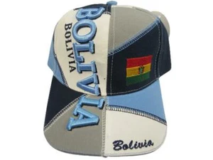 New Bolivia Mens Size OSFA Adjustable Multicolor Cap Hat - Picture 1 of 5
