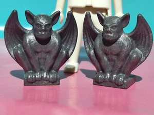 PLAYMOBIL X2 ESTATUAS GARGOLAS TUMBA GARGOLA CEMENTERIO HALLOWEEN TEMPLO IGLESIA - Bild 1 von 2
