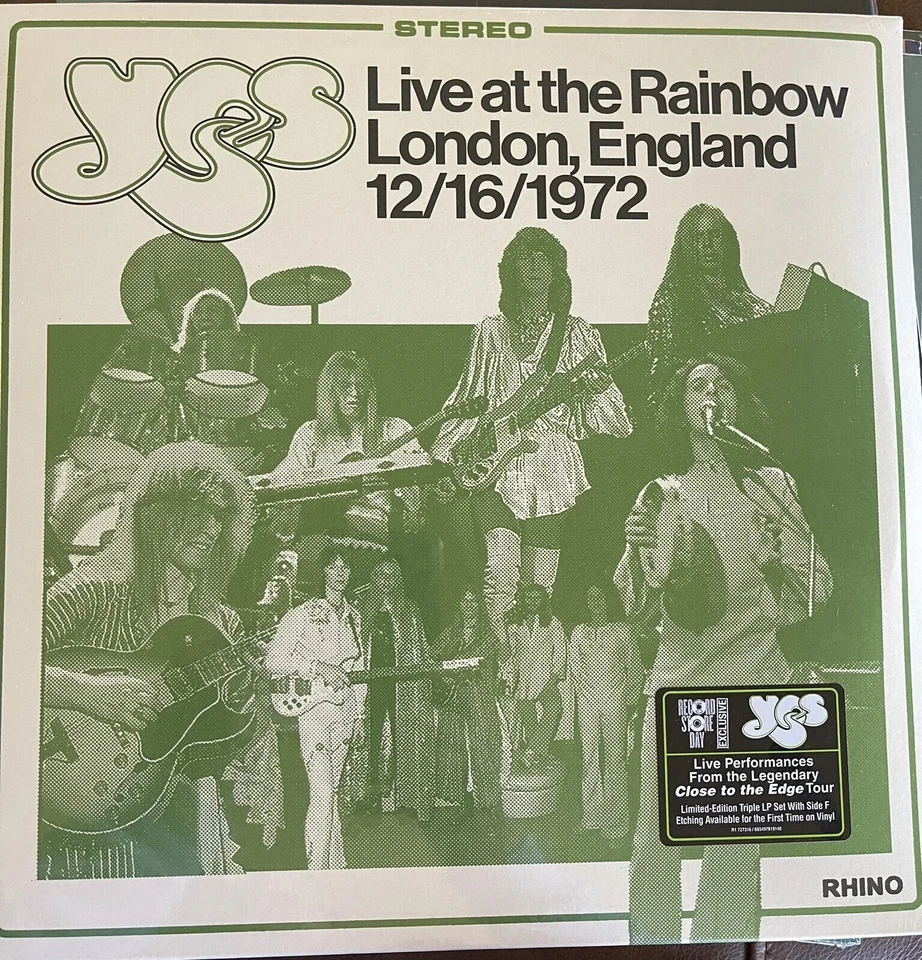 YES Live At The Rainbow London 12/16/1972 RSD Triple LP Side F Etching New - Image 1 of 1