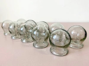 Vintage Soviet Banka Medical Massage Cups Set of 10 for Holistic Chinese Therapy - Picture 1 of 6