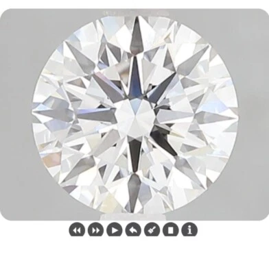 Round Shape IGI Certified CVD Lab Grown Diamond 1.75 Carat G Color VVS2 Clarity - Image 1 of 4