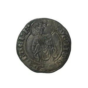 Switzerland Ca. 1500 Basel Silver Plappart Madonna City Arms HMZ-75 - Picture 1 of 2