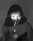 8x10 Print Ella Raines Beautiful Shadowed Portrait #ER93