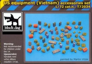 Blackdog Modelle 1/72 US VIETNAM AUSRÜSTUNGSSET Harz Set - Bild 1 von 5