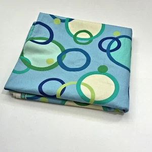 Círculos de tela Braemore de 4 yardas serigrafiados colores IVA de EE. UU. azul verde moderno - Imagen 1 de 5